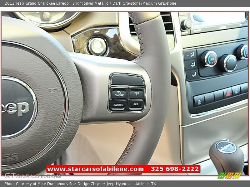 Bright Silver Metallic / Dark Graystone/Medium Graystone 2013 Jeep Grand Cherokee Laredo