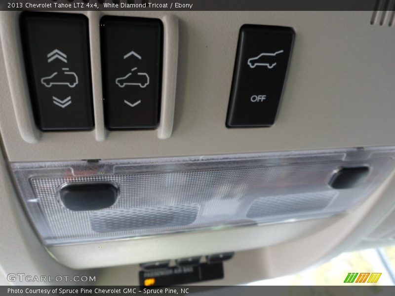 White Diamond Tricoat / Ebony 2013 Chevrolet Tahoe LTZ 4x4