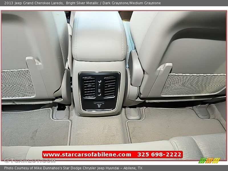 Bright Silver Metallic / Dark Graystone/Medium Graystone 2013 Jeep Grand Cherokee Laredo