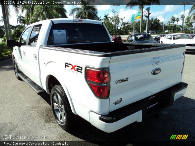 Oxford White / Black 2010 Ford F150 FX2 SuperCrew