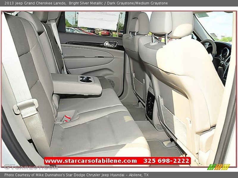 Bright Silver Metallic / Dark Graystone/Medium Graystone 2013 Jeep Grand Cherokee Laredo