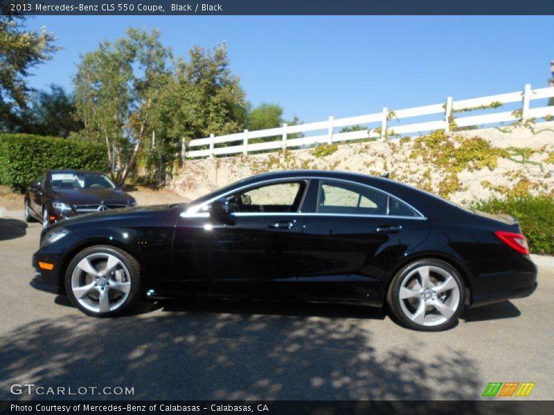 Black / Black 2013 Mercedes-Benz CLS 550 Coupe