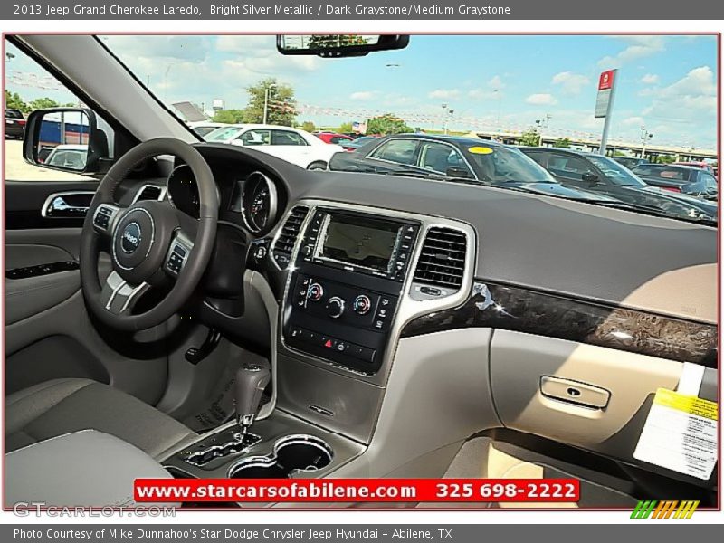 Bright Silver Metallic / Dark Graystone/Medium Graystone 2013 Jeep Grand Cherokee Laredo