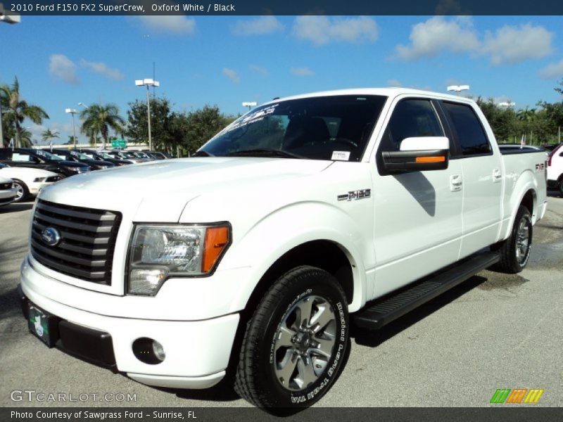 Oxford White / Black 2010 Ford F150 FX2 SuperCrew