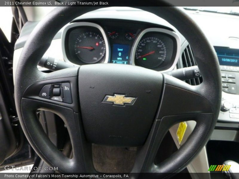 Black / Light Titanium/Jet Black 2011 Chevrolet Equinox LS