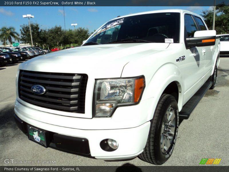 Oxford White / Black 2010 Ford F150 FX2 SuperCrew