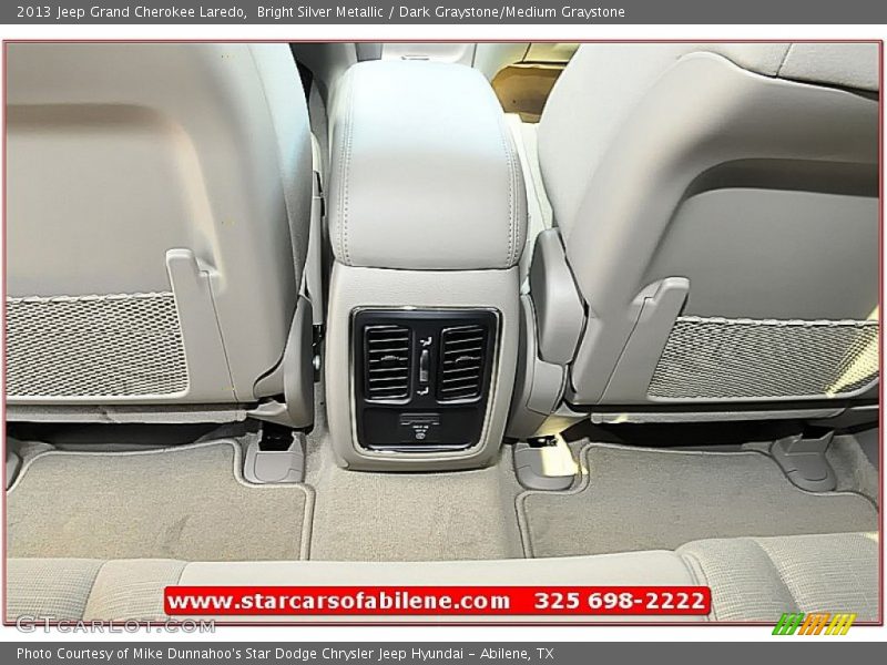 Bright Silver Metallic / Dark Graystone/Medium Graystone 2013 Jeep Grand Cherokee Laredo