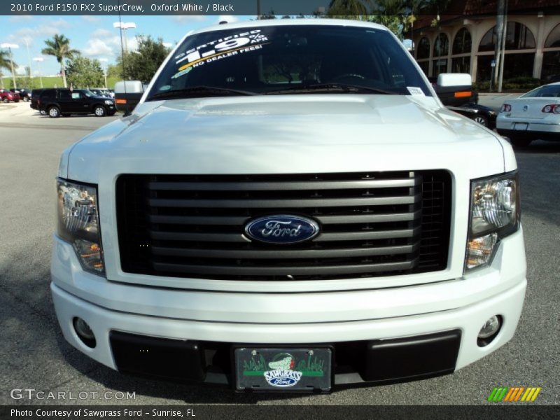 Oxford White / Black 2010 Ford F150 FX2 SuperCrew