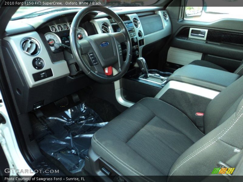 Oxford White / Black 2010 Ford F150 FX2 SuperCrew