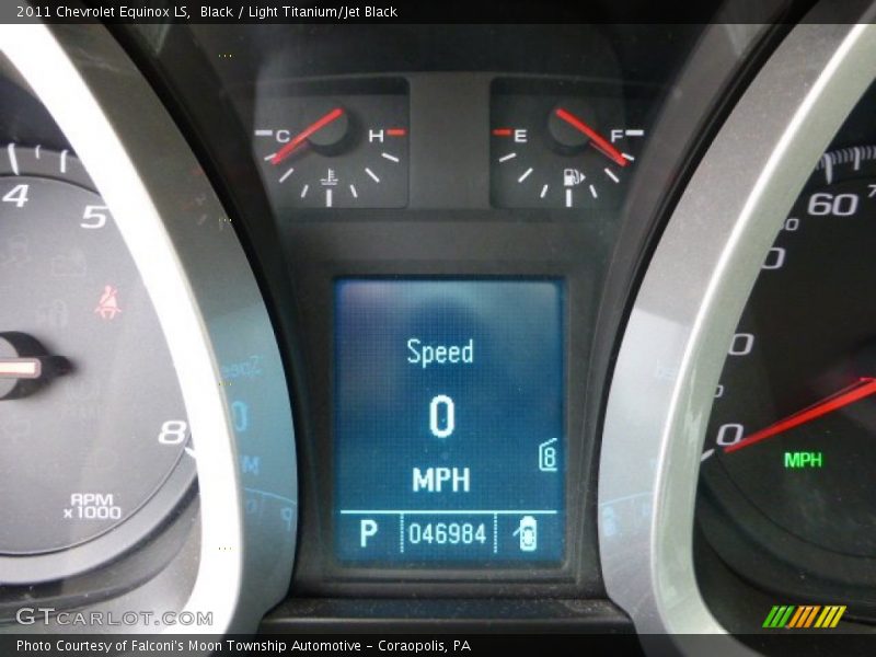 Black / Light Titanium/Jet Black 2011 Chevrolet Equinox LS