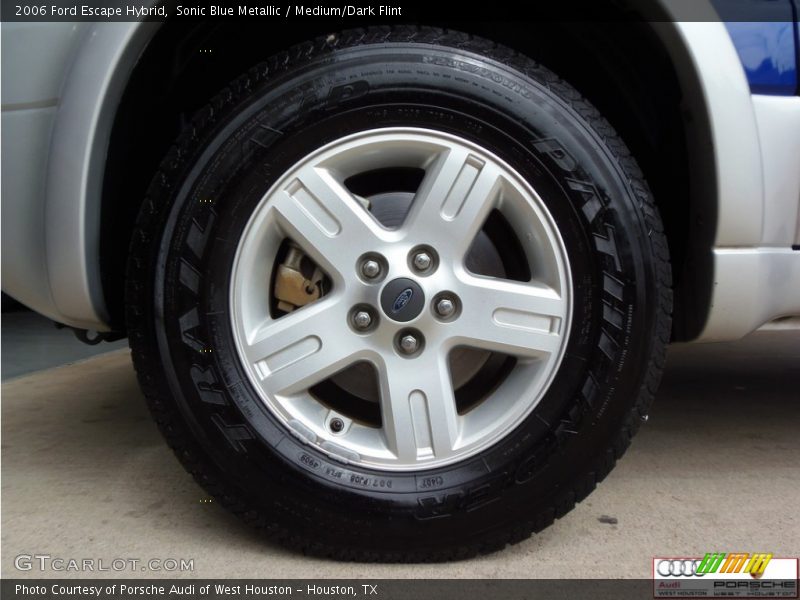 Sonic Blue Metallic / Medium/Dark Flint 2006 Ford Escape Hybrid