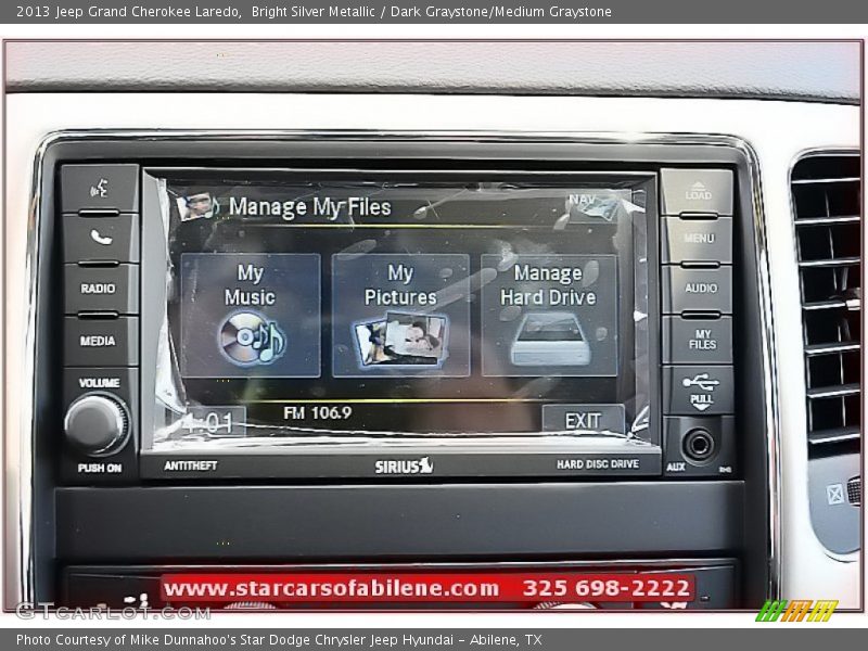 Bright Silver Metallic / Dark Graystone/Medium Graystone 2013 Jeep Grand Cherokee Laredo