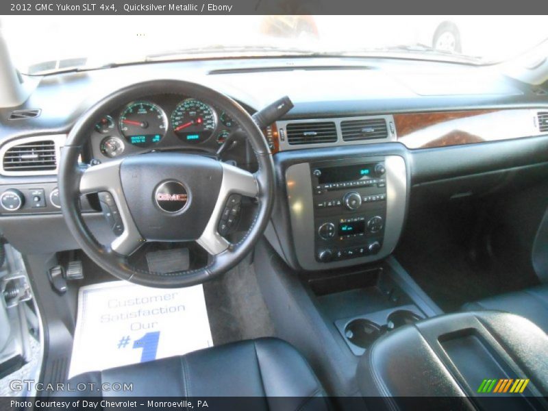 Quicksilver Metallic / Ebony 2012 GMC Yukon SLT 4x4