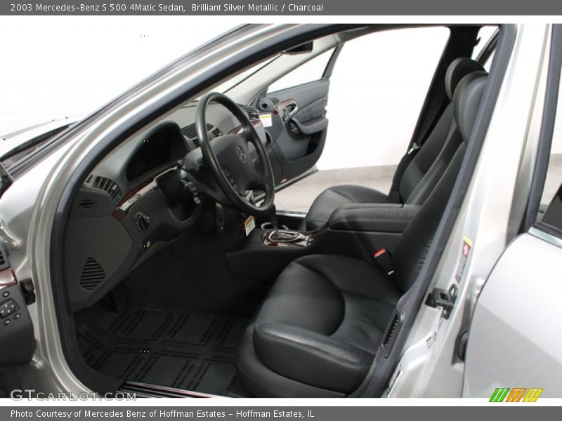 Brilliant Silver Metallic / Charcoal 2003 Mercedes-Benz S 500 4Matic Sedan