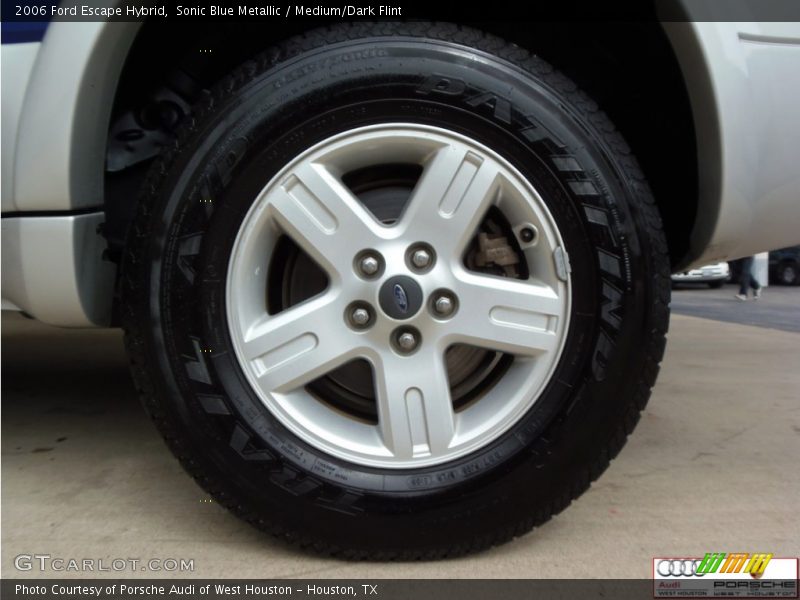 Sonic Blue Metallic / Medium/Dark Flint 2006 Ford Escape Hybrid