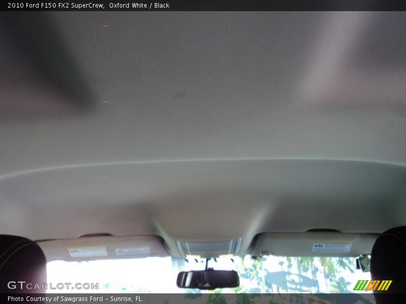 Oxford White / Black 2010 Ford F150 FX2 SuperCrew