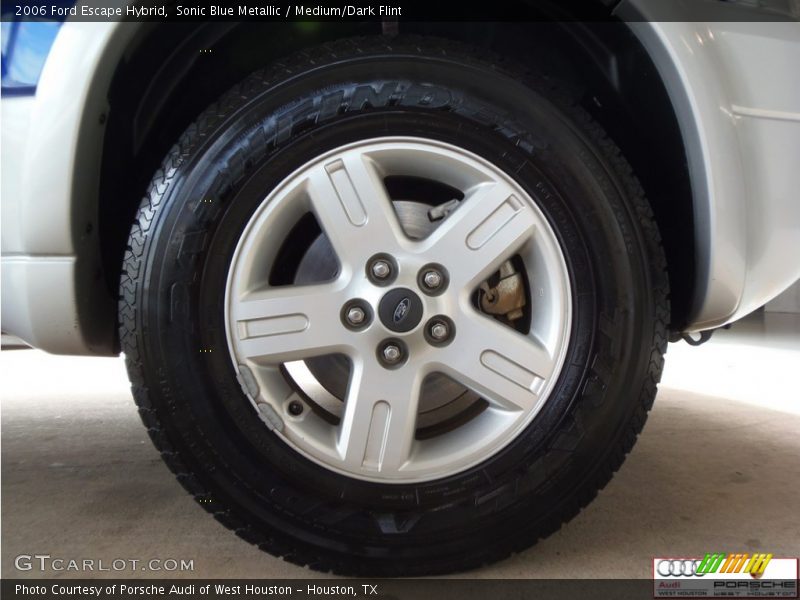 Sonic Blue Metallic / Medium/Dark Flint 2006 Ford Escape Hybrid