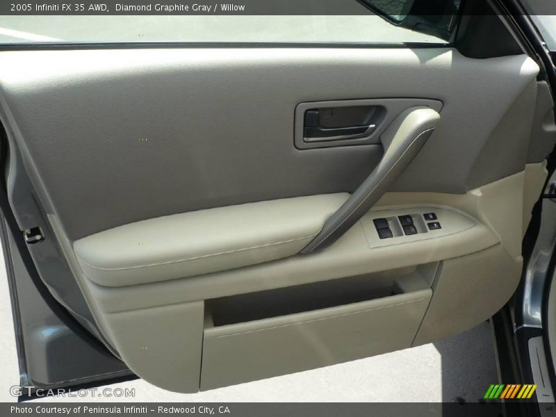 Diamond Graphite Gray / Willow 2005 Infiniti FX 35 AWD