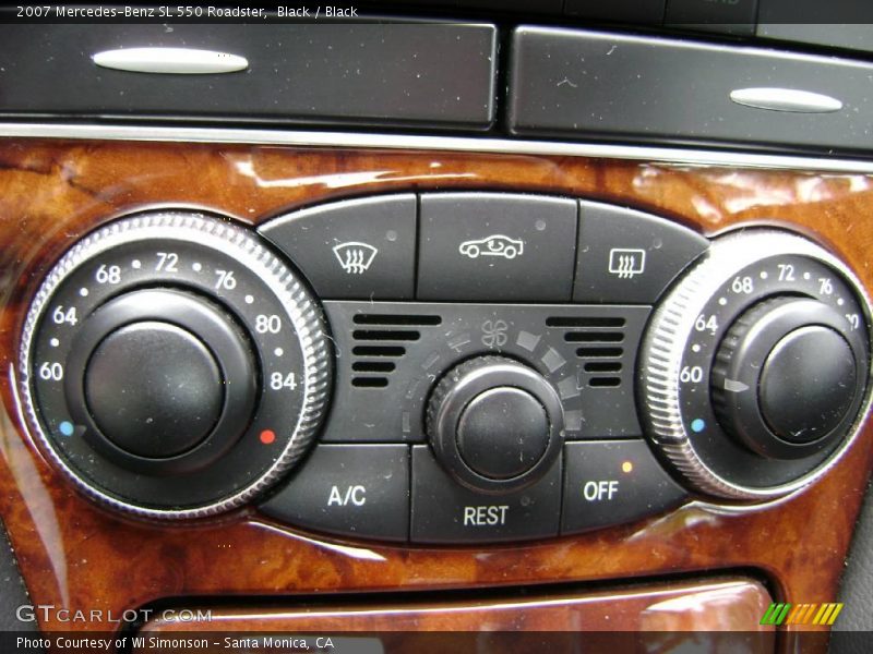 Black / Black 2007 Mercedes-Benz SL 550 Roadster