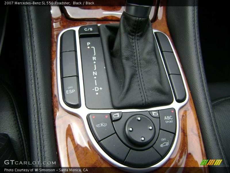 Black / Black 2007 Mercedes-Benz SL 550 Roadster