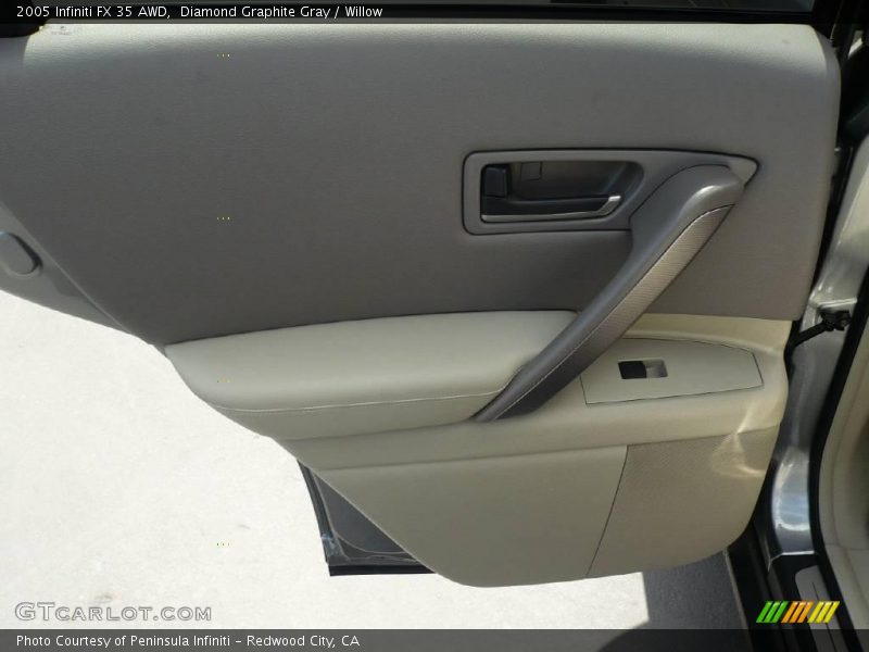 Diamond Graphite Gray / Willow 2005 Infiniti FX 35 AWD