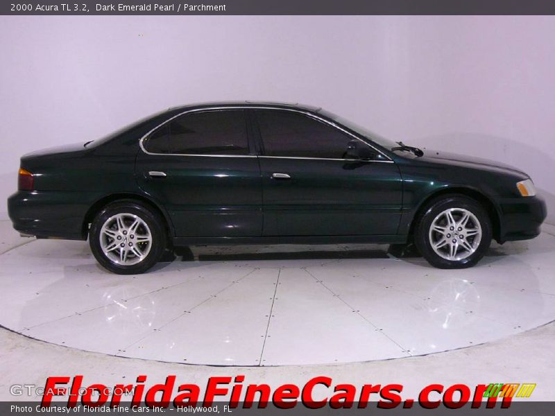 Dark Emerald Pearl / Parchment 2000 Acura TL 3.2