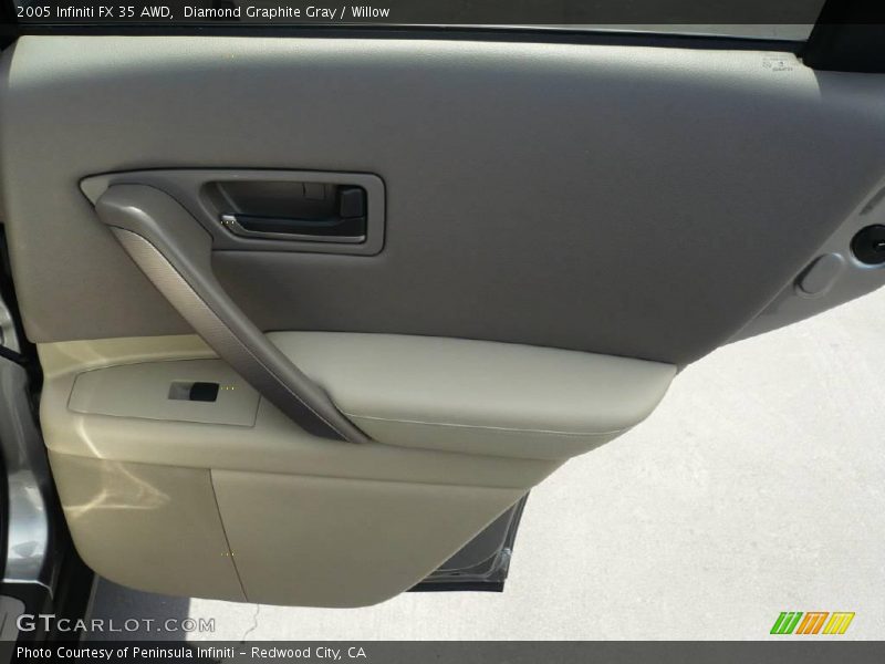 Diamond Graphite Gray / Willow 2005 Infiniti FX 35 AWD