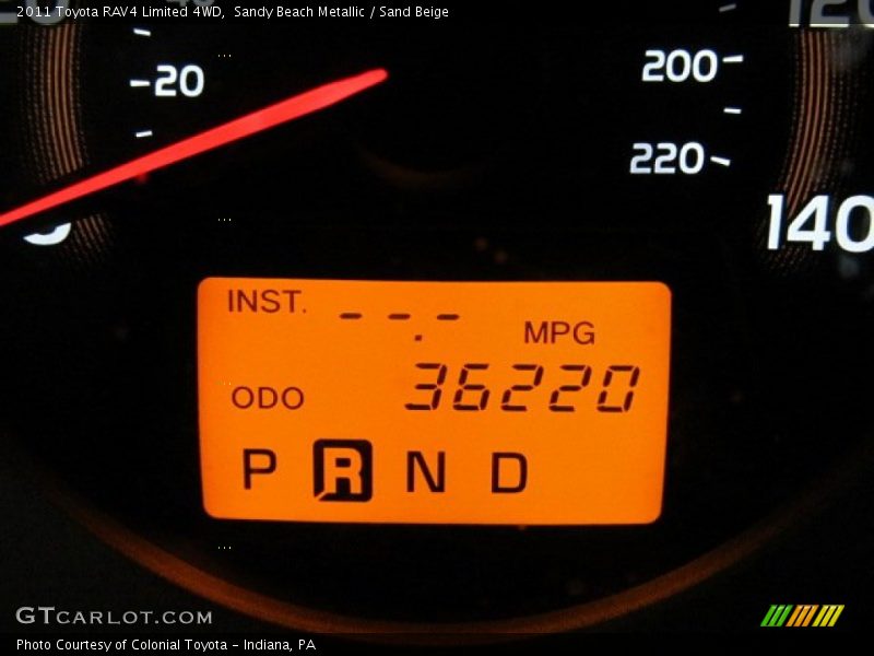 Sandy Beach Metallic / Sand Beige 2011 Toyota RAV4 Limited 4WD