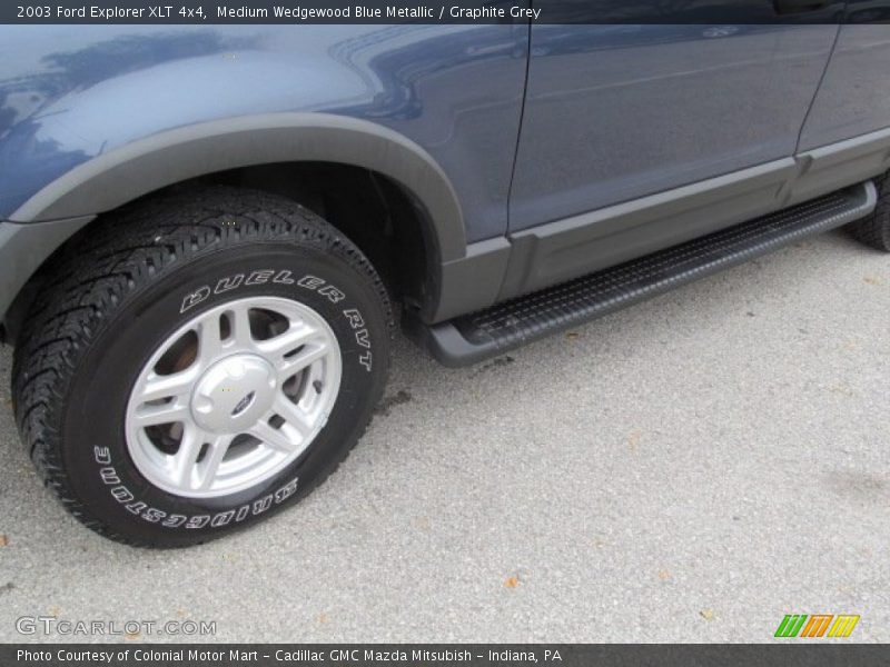 Medium Wedgewood Blue Metallic / Graphite Grey 2003 Ford Explorer XLT 4x4
