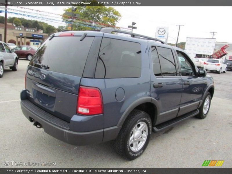 Medium Wedgewood Blue Metallic / Graphite Grey 2003 Ford Explorer XLT 4x4