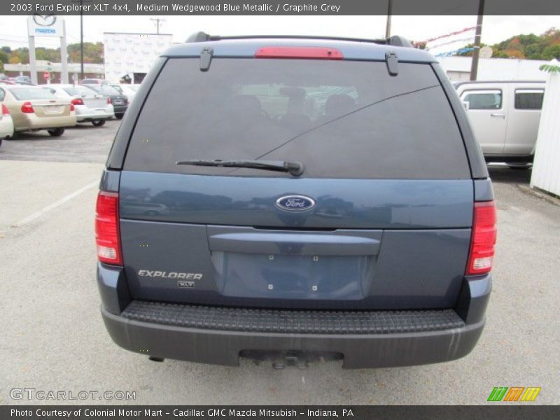 Medium Wedgewood Blue Metallic / Graphite Grey 2003 Ford Explorer XLT 4x4