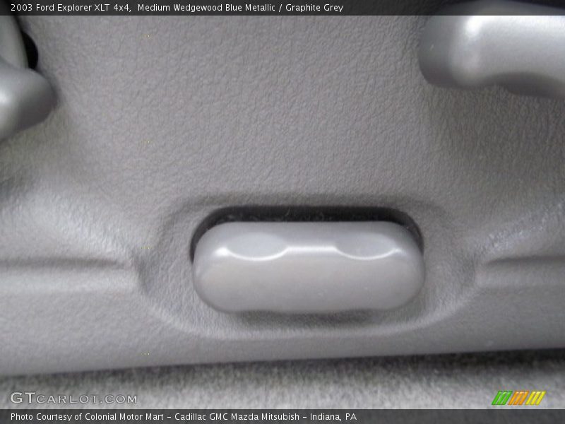 Medium Wedgewood Blue Metallic / Graphite Grey 2003 Ford Explorer XLT 4x4