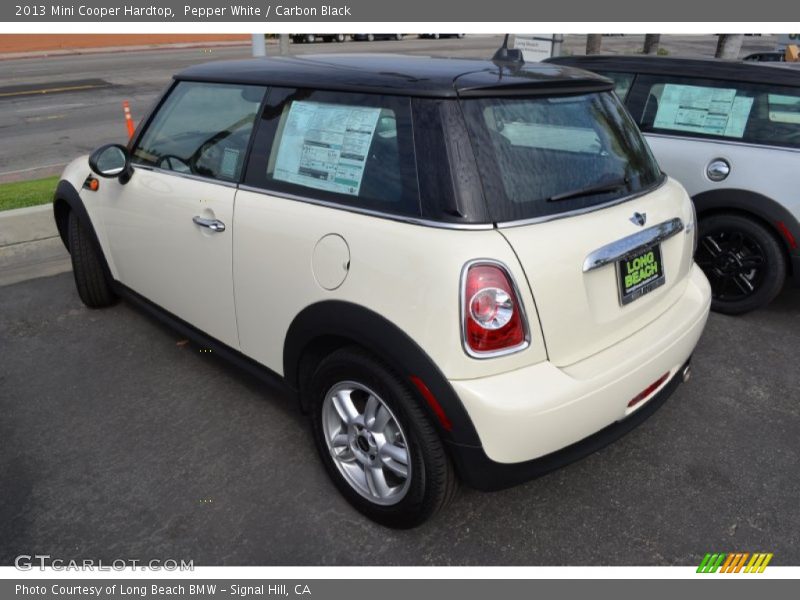 Pepper White / Carbon Black 2013 Mini Cooper Hardtop