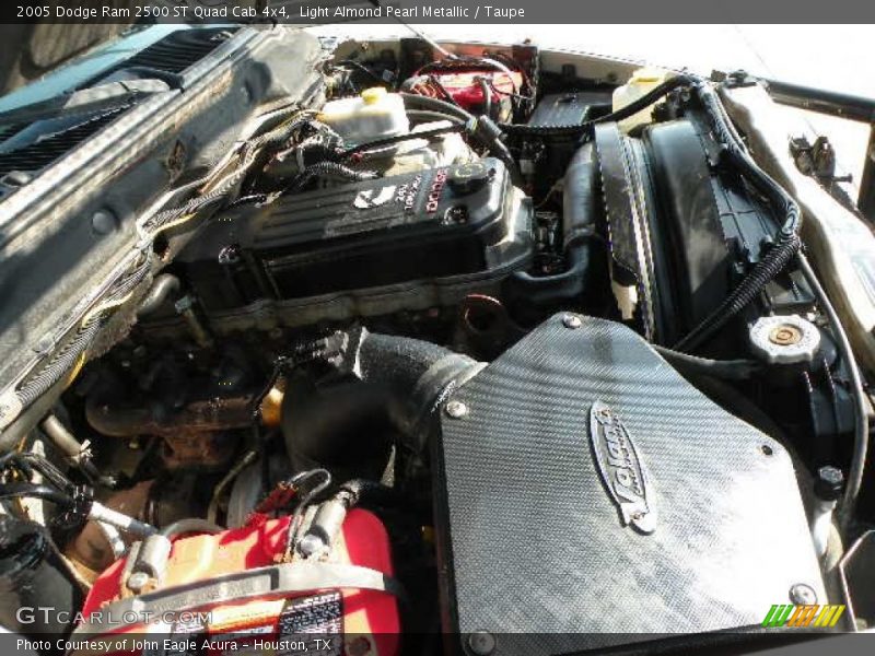Light Almond Pearl Metallic / Taupe 2005 Dodge Ram 2500 ST Quad Cab 4x4