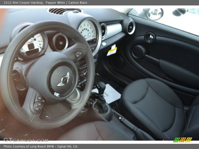 Pepper White / Carbon Black 2013 Mini Cooper Hardtop