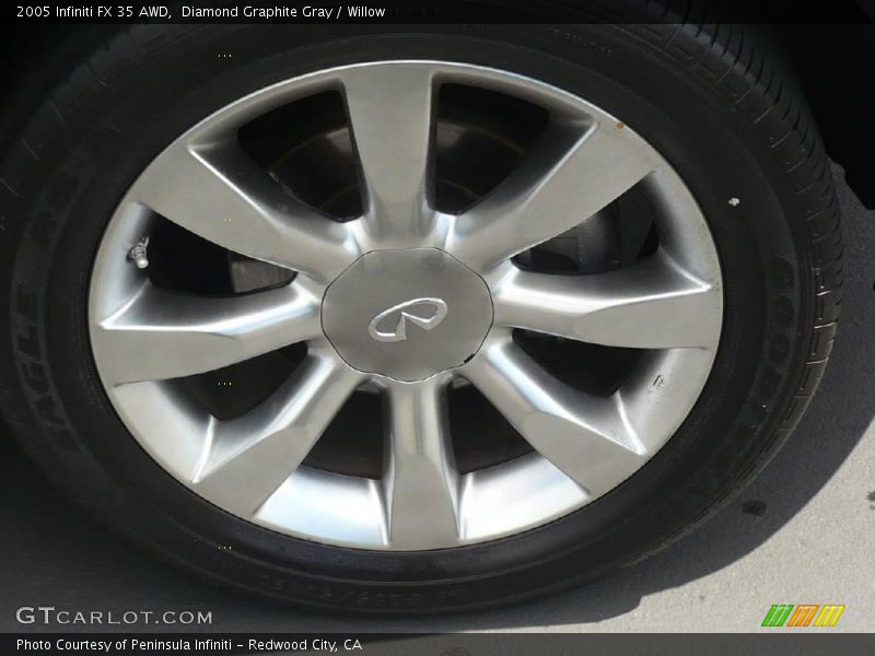 Diamond Graphite Gray / Willow 2005 Infiniti FX 35 AWD