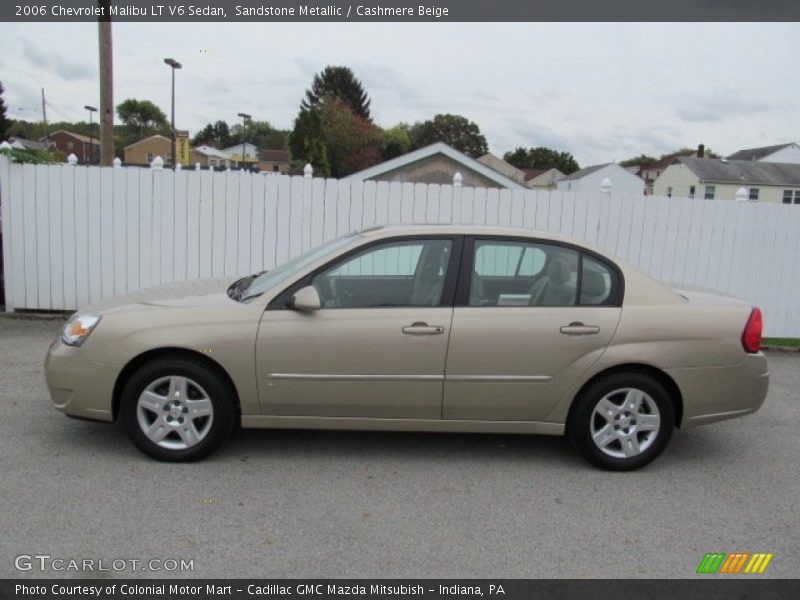 Sandstone Metallic / Cashmere Beige 2006 Chevrolet Malibu LT V6 Sedan