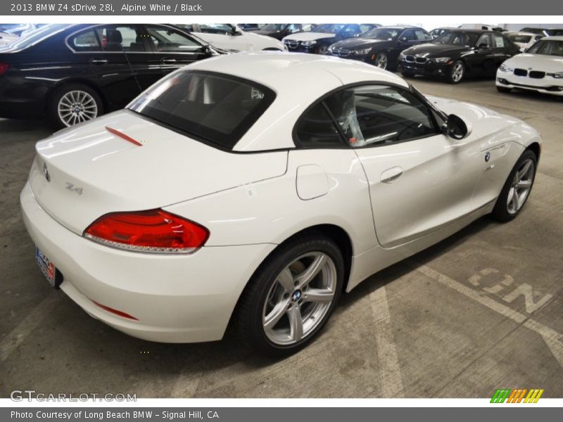 Alpine White / Black 2013 BMW Z4 sDrive 28i
