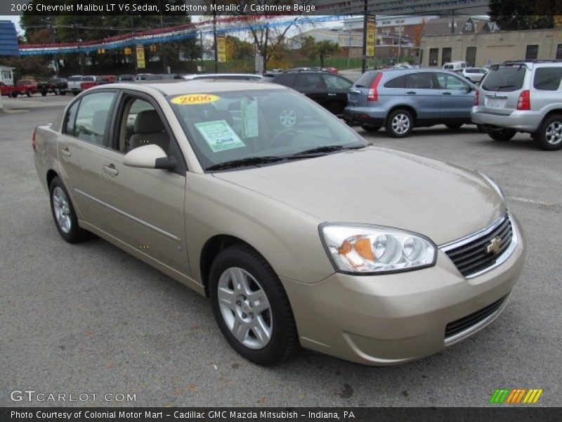 Sandstone Metallic / Cashmere Beige 2006 Chevrolet Malibu LT V6 Sedan