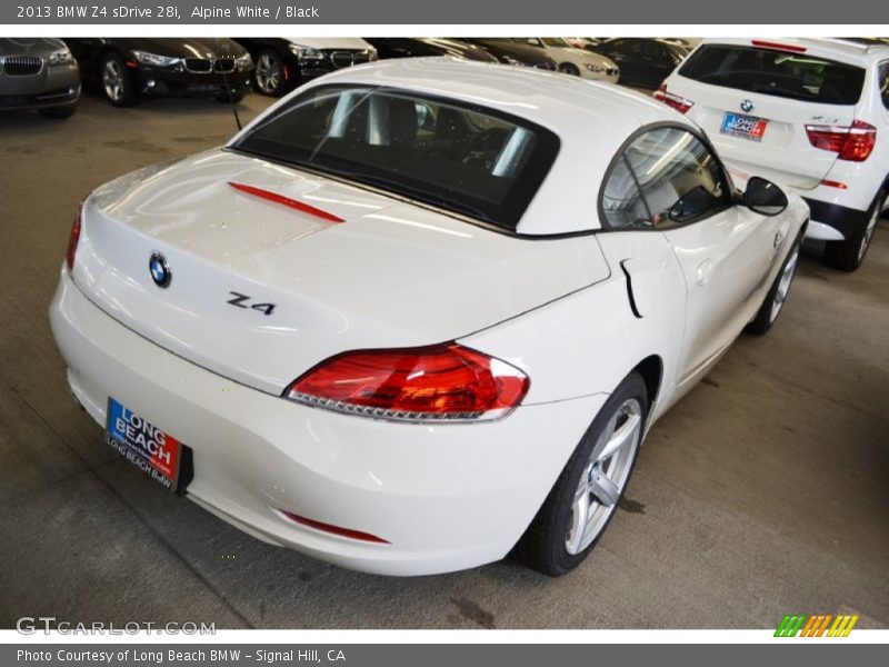 Alpine White / Black 2013 BMW Z4 sDrive 28i