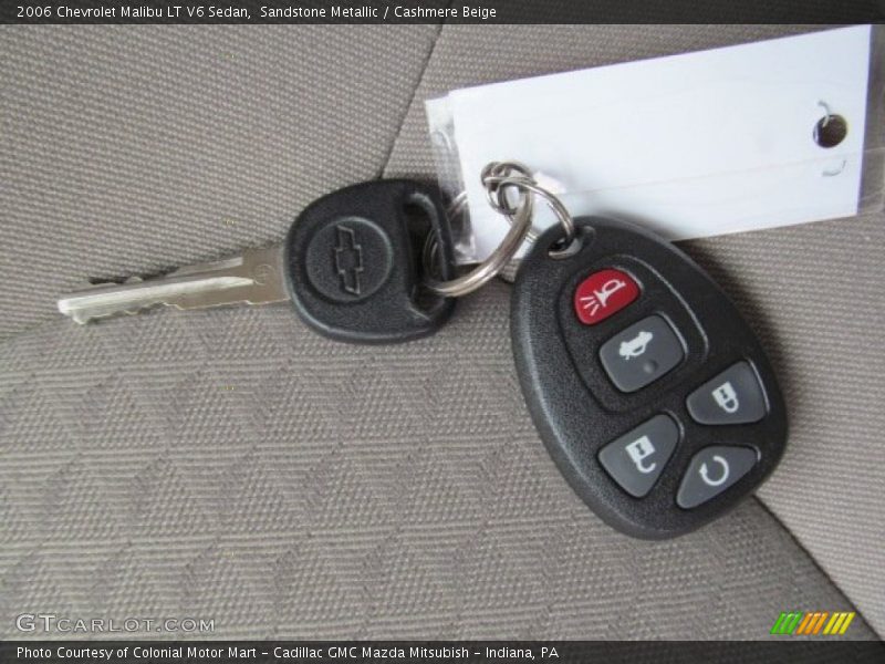 Sandstone Metallic / Cashmere Beige 2006 Chevrolet Malibu LT V6 Sedan