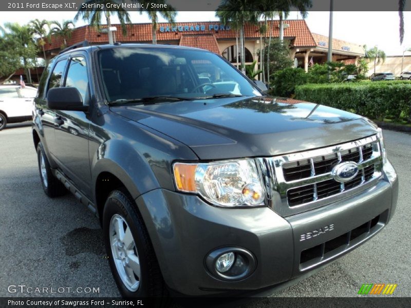 Sterling Grey Metallic / Stone 2011 Ford Escape XLT