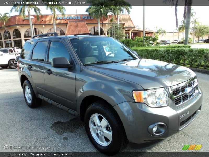 Sterling Grey Metallic / Stone 2011 Ford Escape XLT
