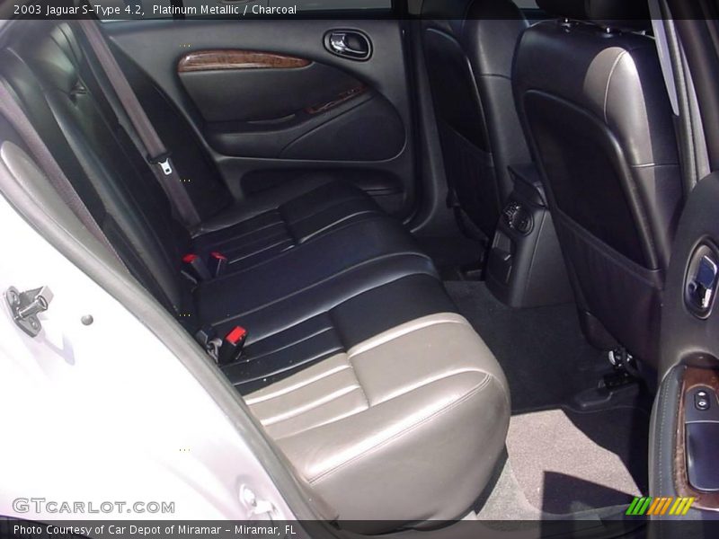 Platinum Metallic / Charcoal 2003 Jaguar S-Type 4.2