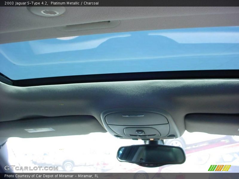 Platinum Metallic / Charcoal 2003 Jaguar S-Type 4.2