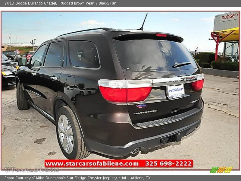 Rugged Brown Pearl / Black/Tan 2013 Dodge Durango Citadel