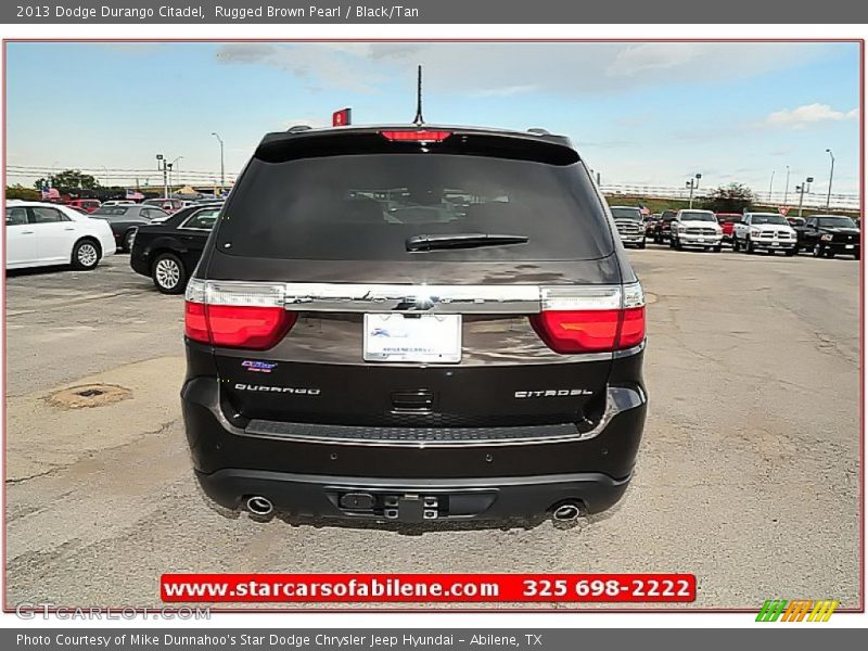 Rugged Brown Pearl / Black/Tan 2013 Dodge Durango Citadel