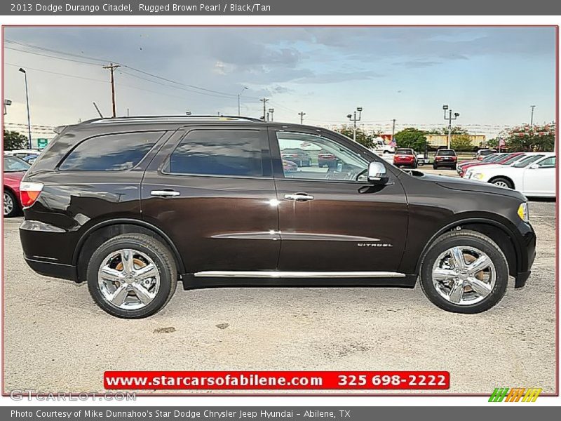 Rugged Brown Pearl / Black/Tan 2013 Dodge Durango Citadel
