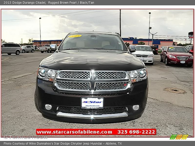 Rugged Brown Pearl / Black/Tan 2013 Dodge Durango Citadel