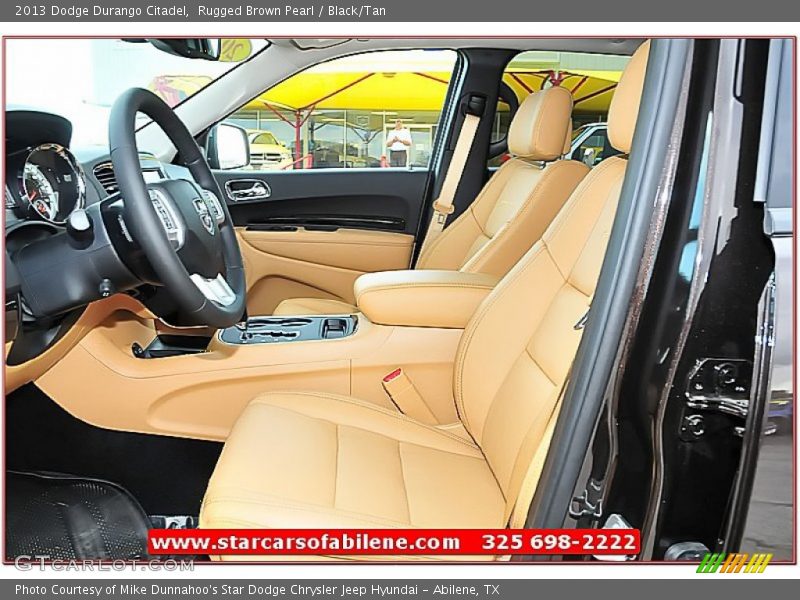 Rugged Brown Pearl / Black/Tan 2013 Dodge Durango Citadel